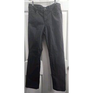 Jonny Q Vintage Jeans Made In Italy Black Straight Leg Lightly Distressed...